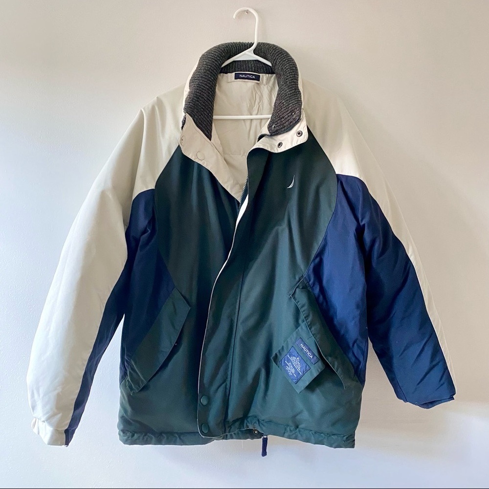 NAUTICA Men’s winter puffer jacket size Large